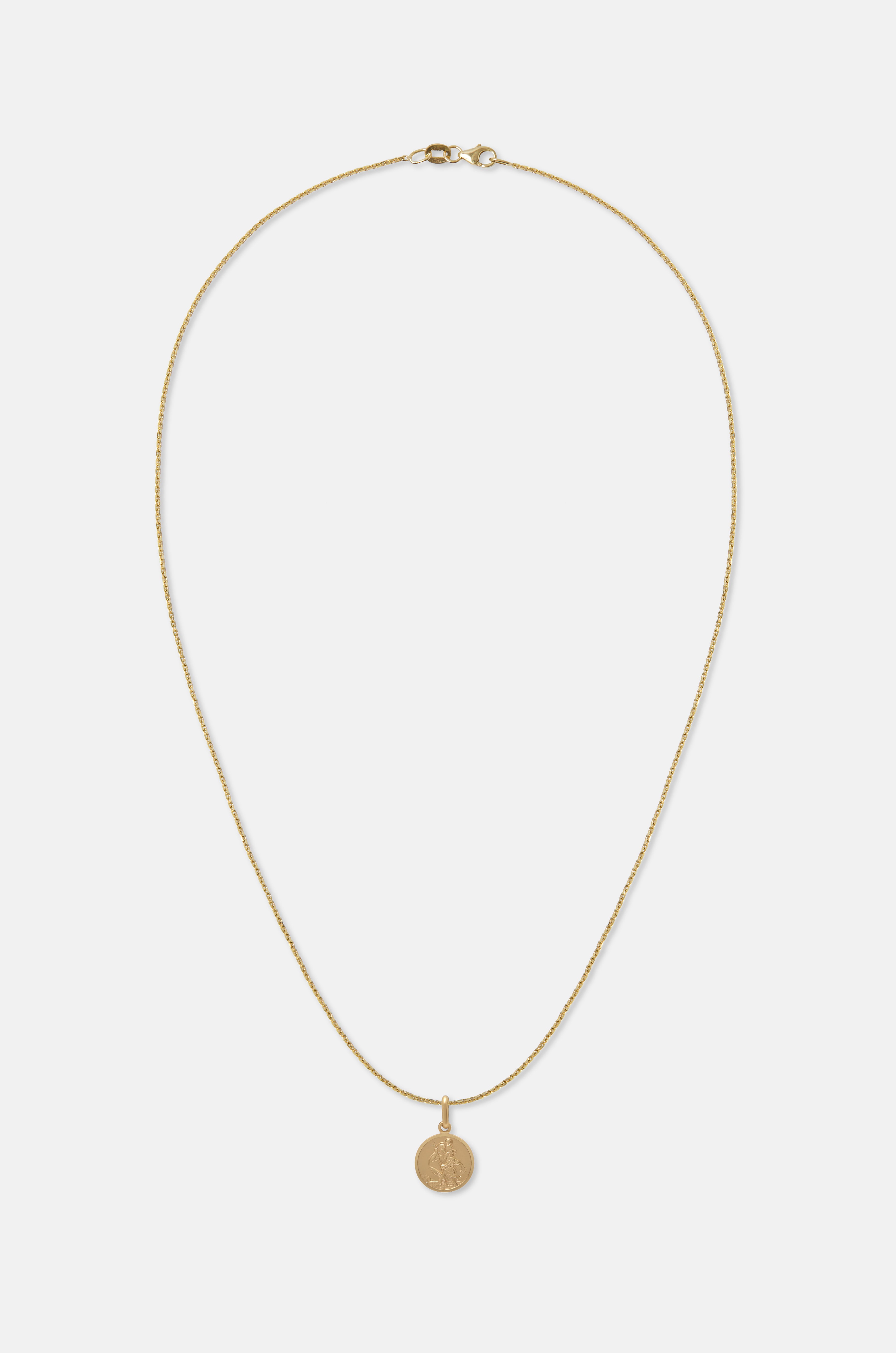 9ct yellow gold St. Christopher Pendant