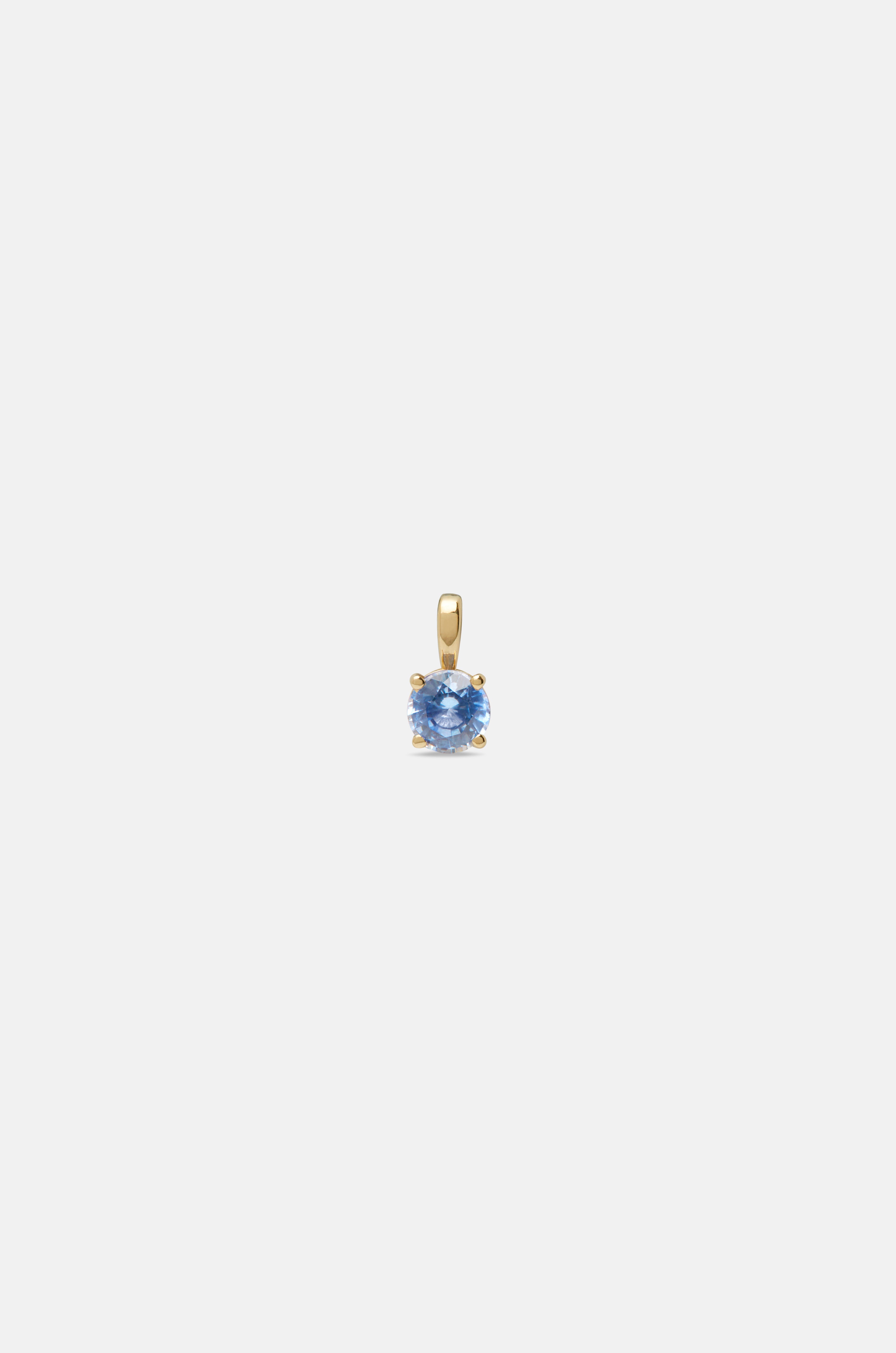 Aegean Blue Sapphire Pendant