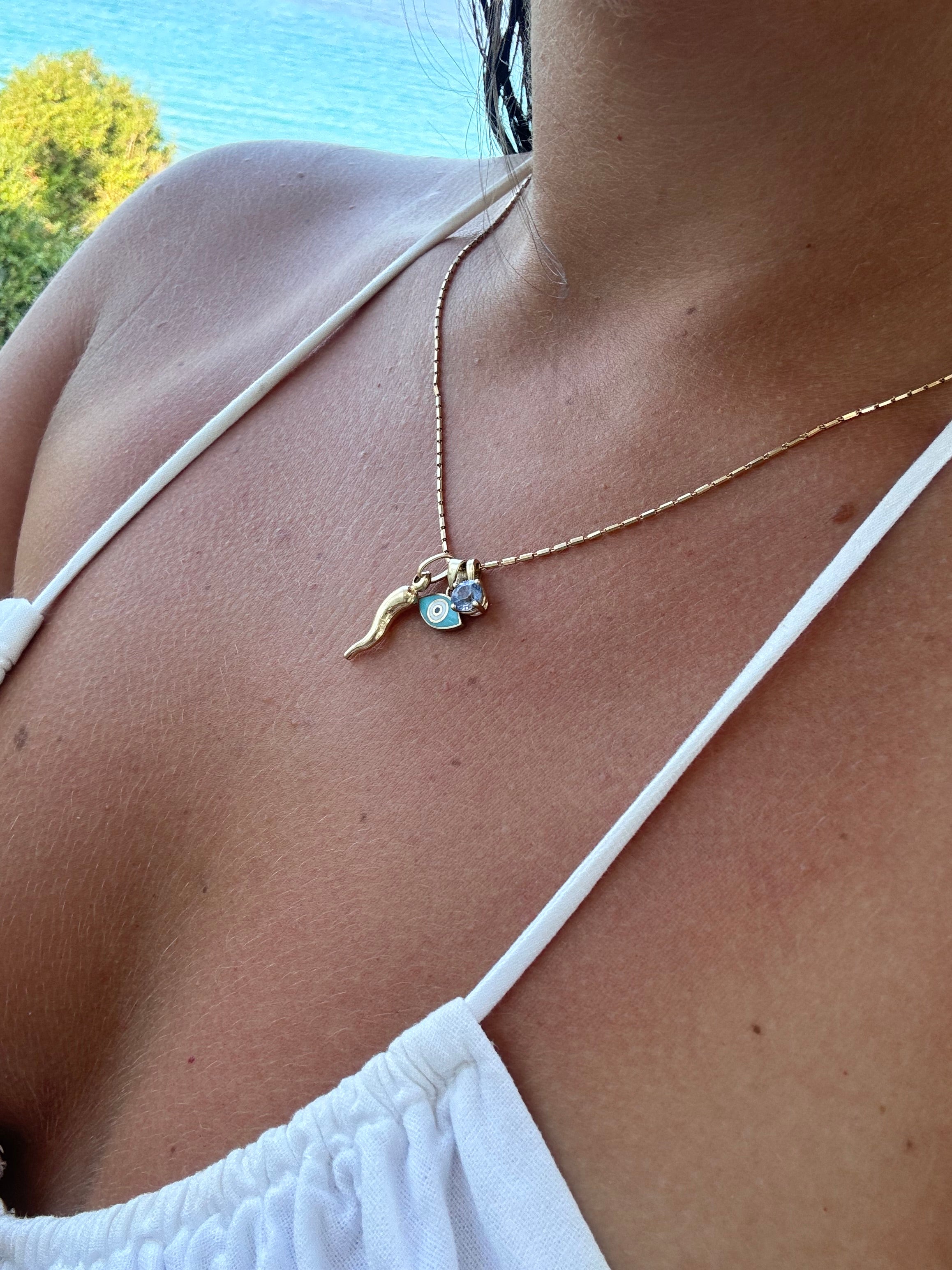 Aegean Evil Eye Pendant